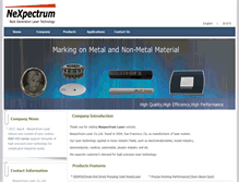 Tablet Screenshot of nexpectrum.net
